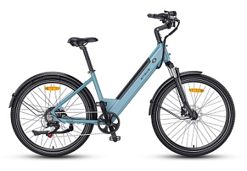 Engwe P275 pedal-assist bike for rent in Hoi An, smooth and comfortable to ride