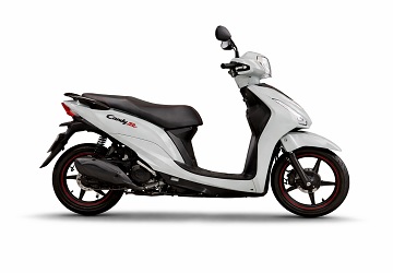 Brand new Kymco Candy Hermosa 50cc scooter in Hoi An, ideal for easy and legal riding.