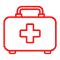 First-aid kit icon for bike rental safety