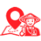 Local riding guide icon for exploring Hoi An