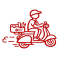 24/7 roadside assistance icon for bike rentals